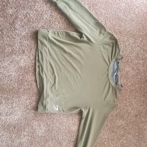 Gymshark Army Green Long sleeve Pullover